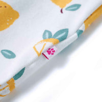 T-shirt infantil com cintura de atar cor cru 92