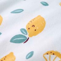 T-shirt infantil com cintura de atar cor cru 92