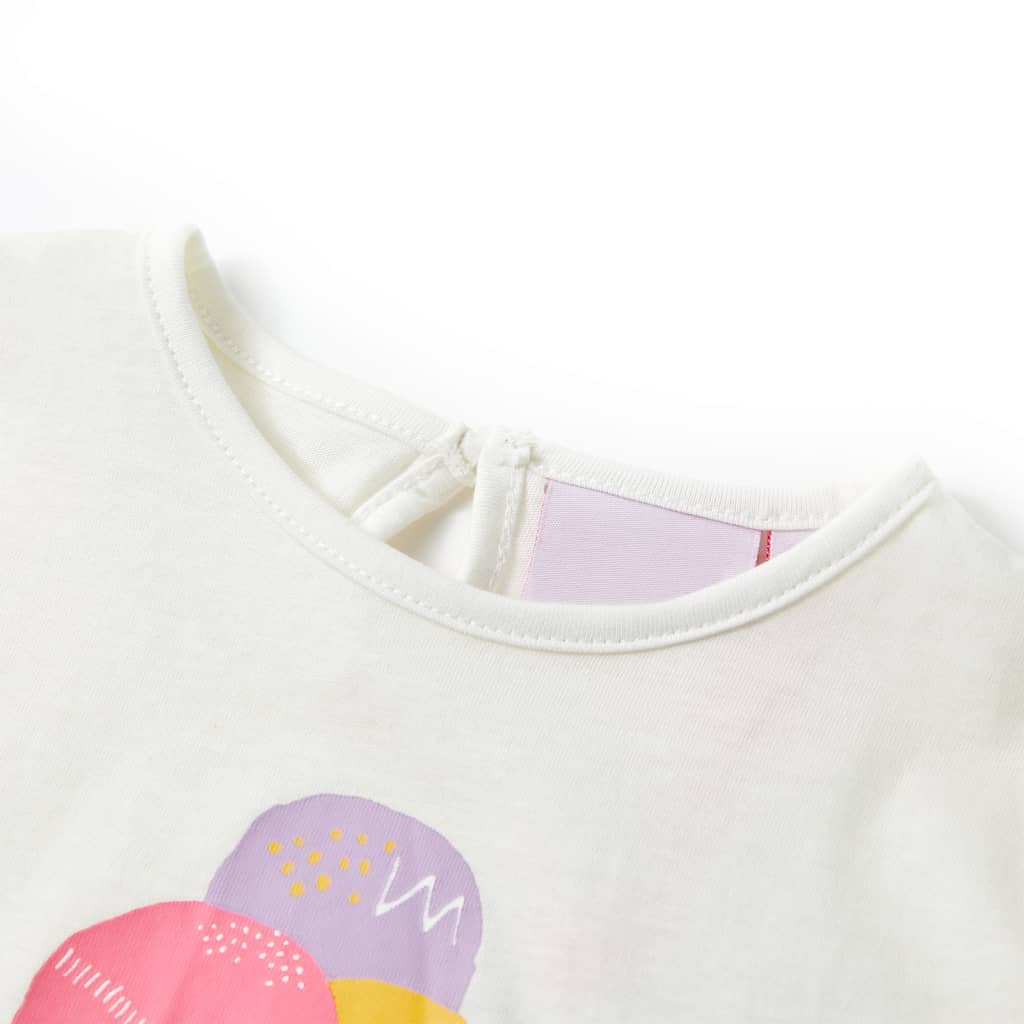 T-shirt infantil cor cru 92