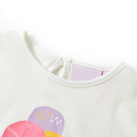 T-shirt infantil cor cru 92