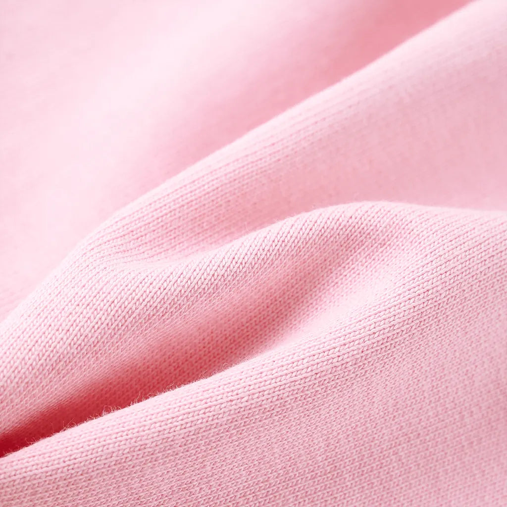 Sweatshirt para criança com capuz e fecho rosa-brilhante 116