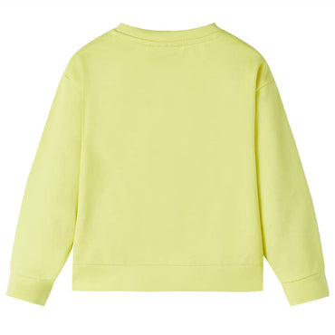 Sweatshirt para criança amarelo 104