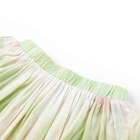 Saia plissada para criança rosa-claro 92