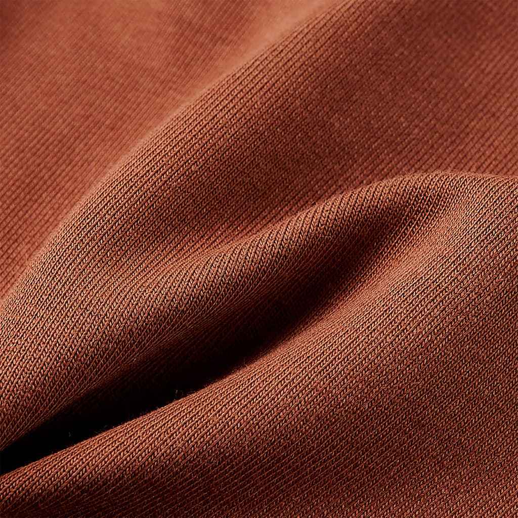 Calções de criança com cordão castanho 92