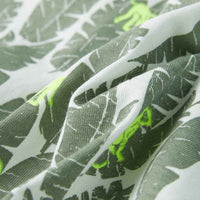 T-shirt para criança cor cru e hera-escuro 92