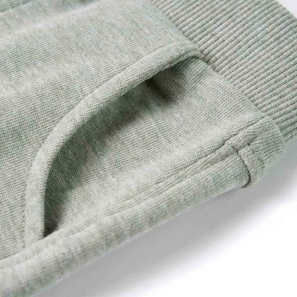 Calças de fato de treino para criança caqui-claro 92