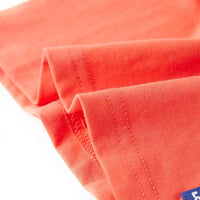 T-shirt para criança vermelho-claro 92
