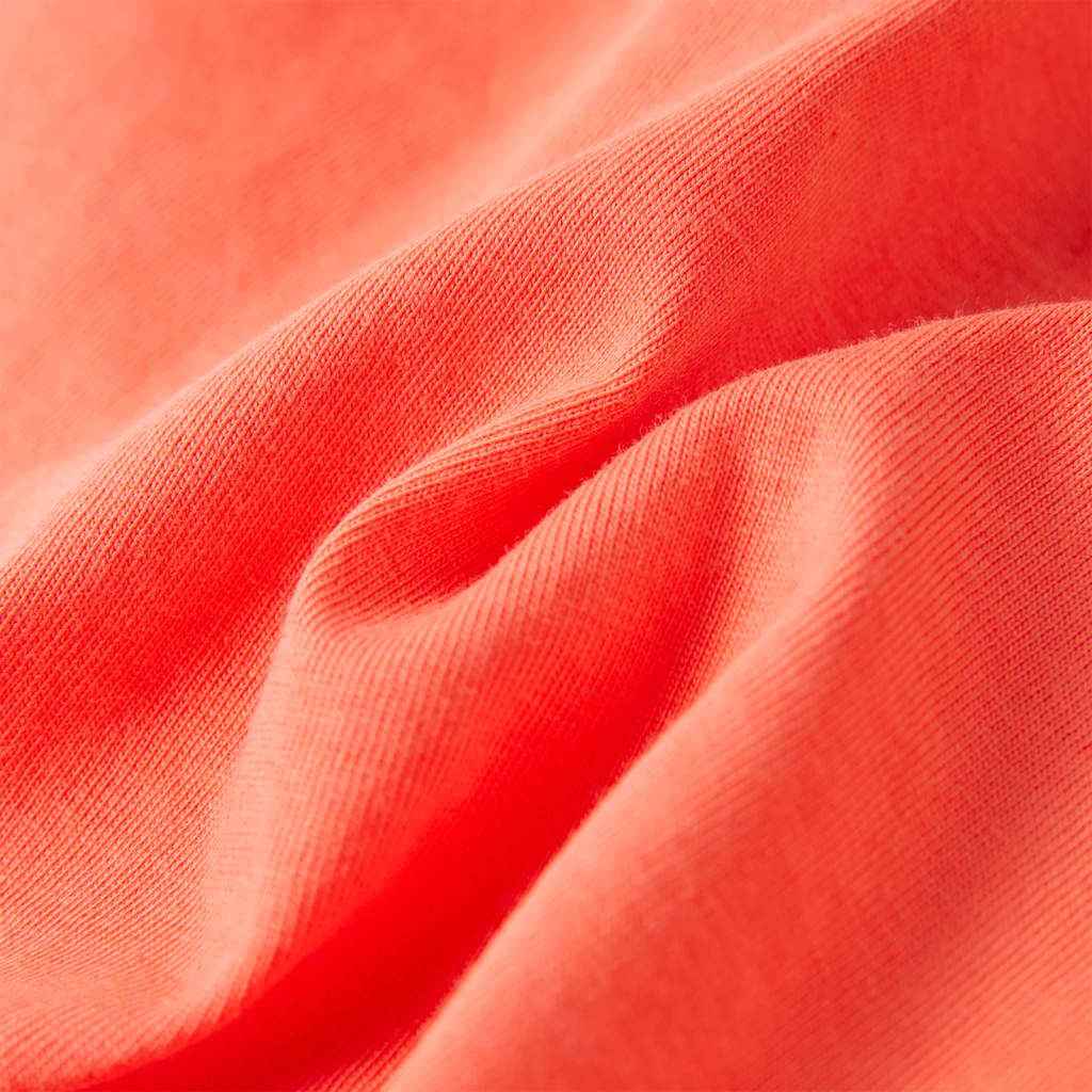 T-shirt para criança vermelho-claro 92