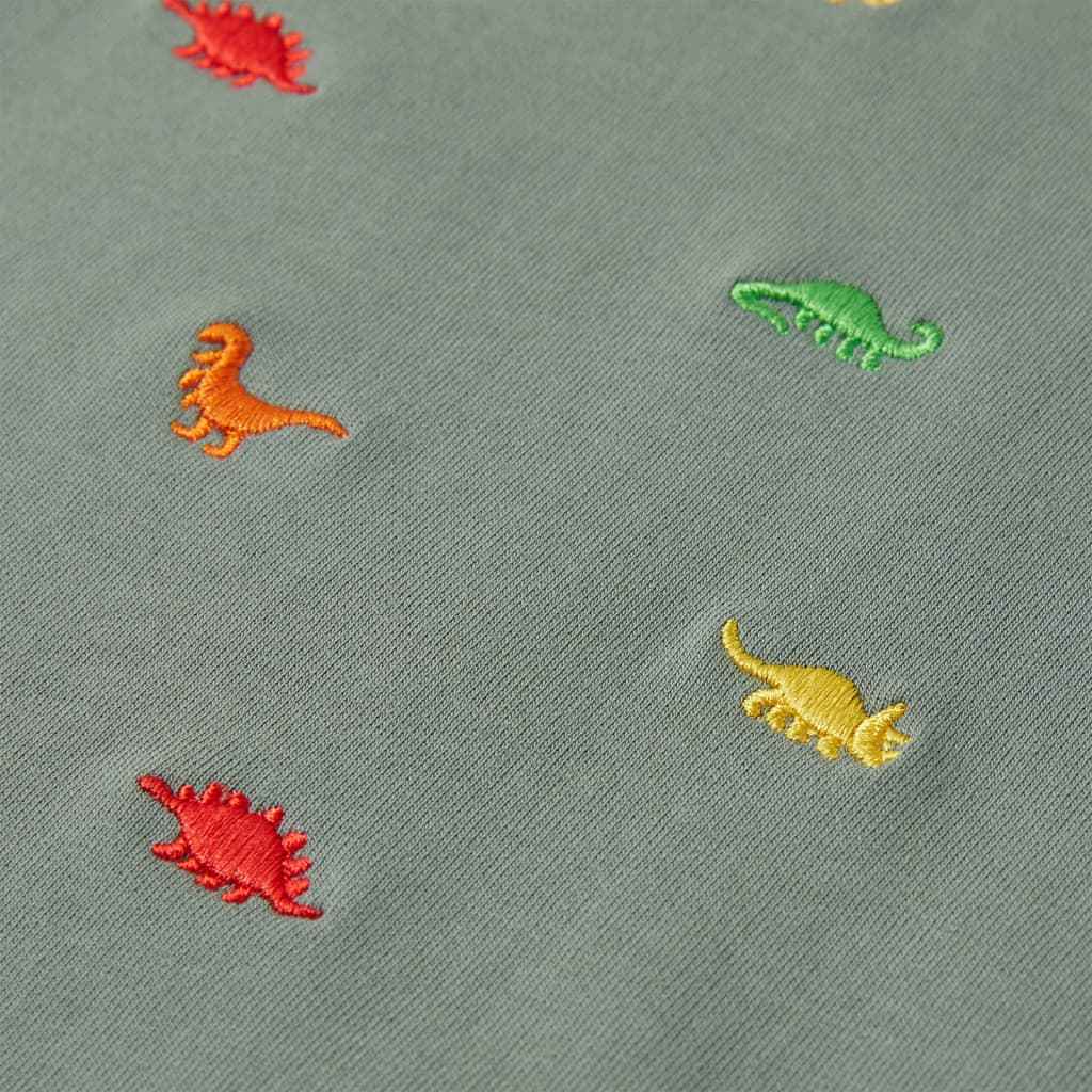 Sweatshirt para criança cor caqui 92