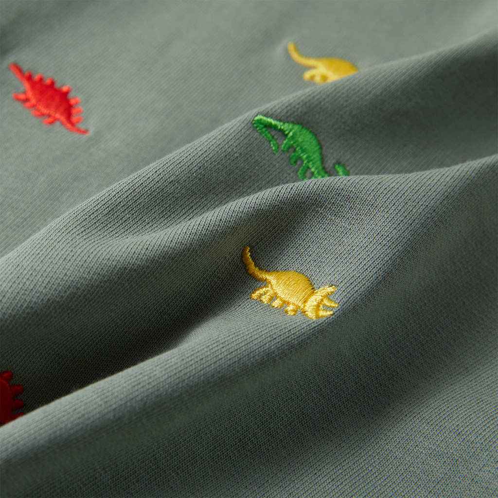 Sweatshirt para criança cor caqui 92