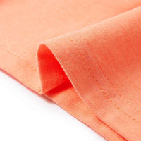 T-shirt para criança laranja-néon 92