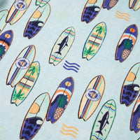 Sweatshirt para criança azul-suave mesclado 92