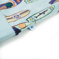 Sweatshirt para criança azul-suave mesclado 92