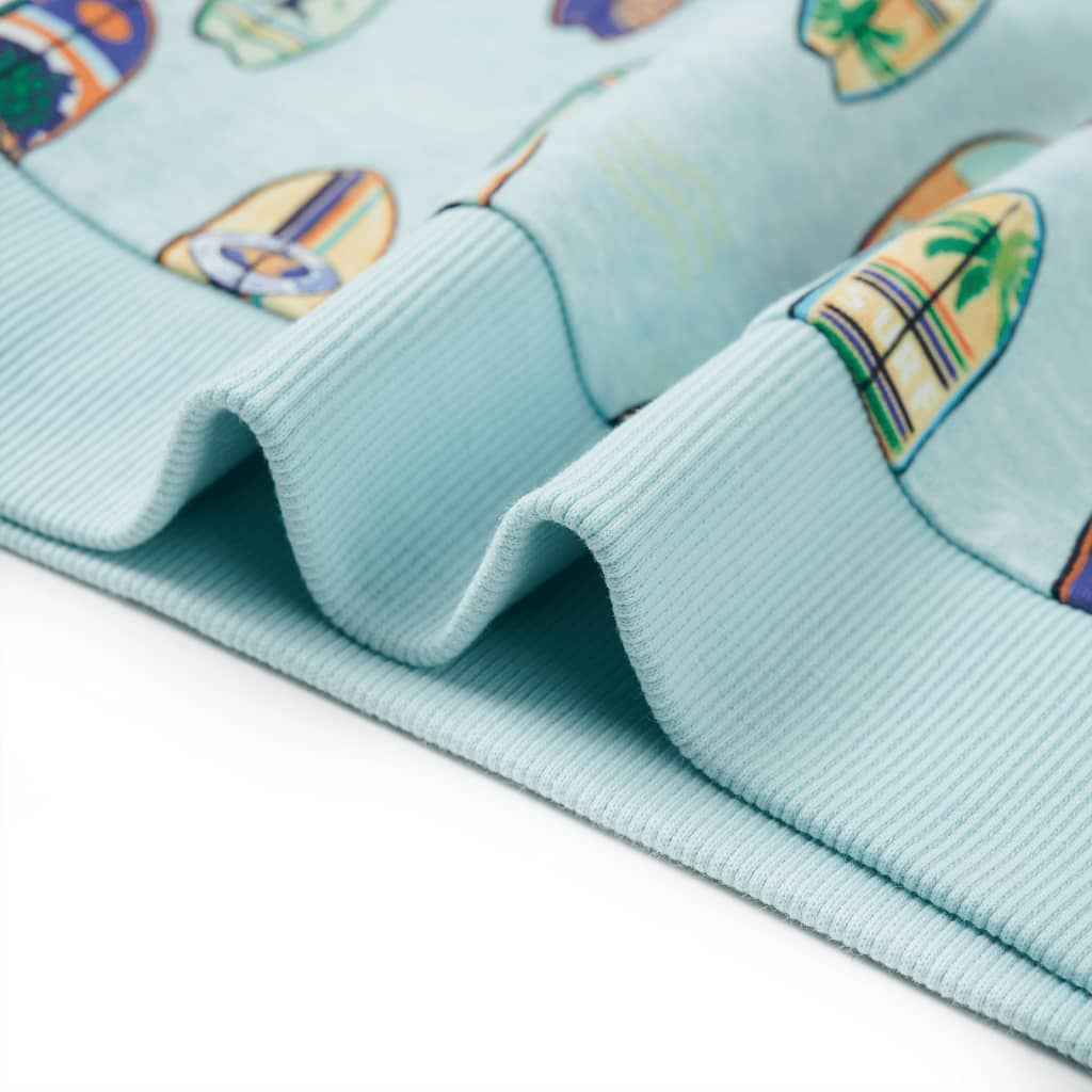 Sweatshirt para criança azul-suave mesclado 92