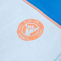 Sweatshirt para criança azul-brilhante e azul-claro 92