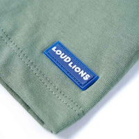 T-shirt de manga curta para criança caqui 92