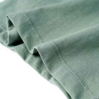 T-shirt de manga curta para criança caqui 92