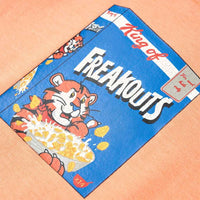 T-shirt de manga curta para criança laranja néon 92