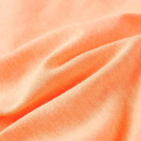 T-shirt de manga curta para criança laranja néon 92