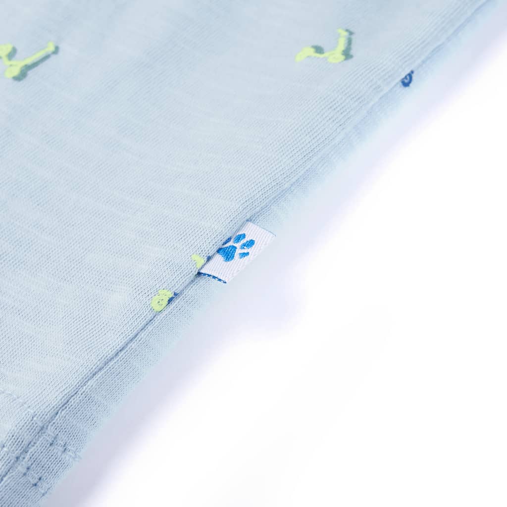 T-shirt para criança azul 92