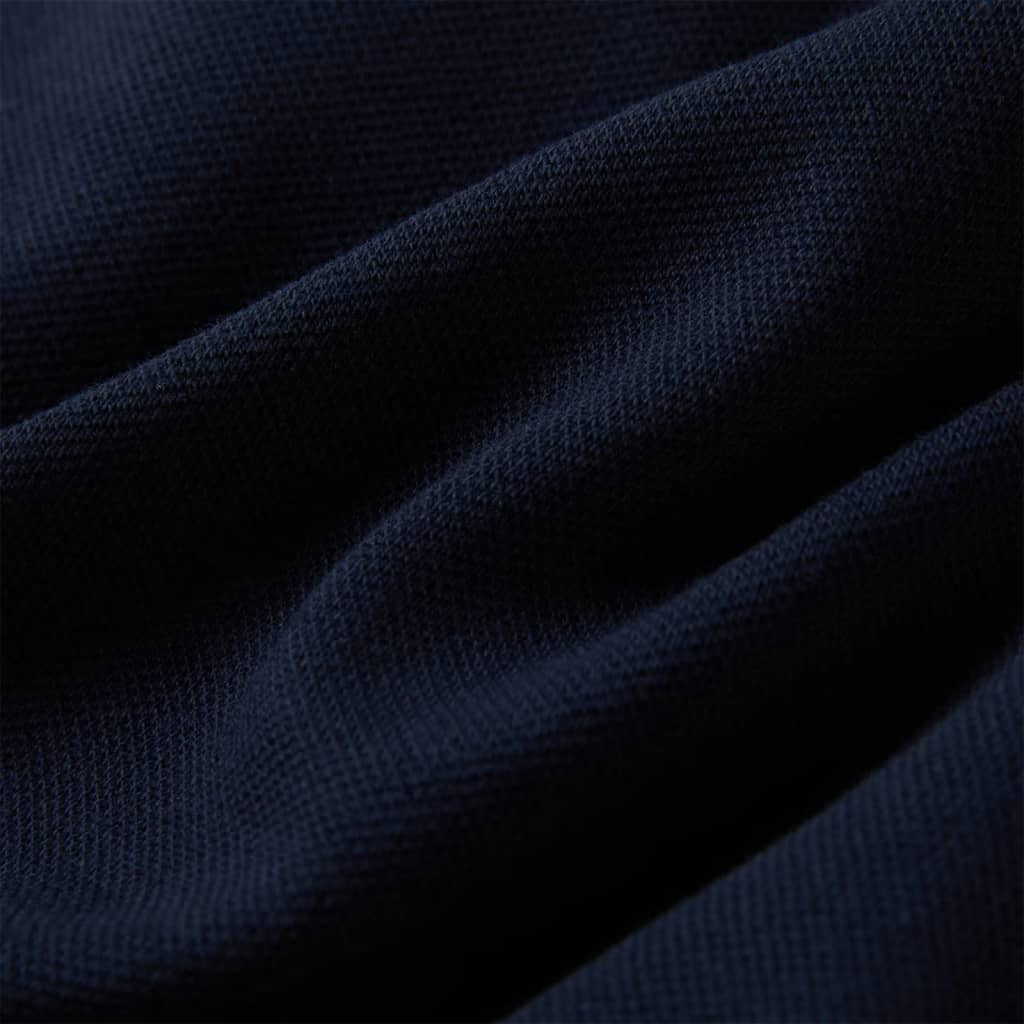 Sweatshirt para criança com fecho azul-marinho 92