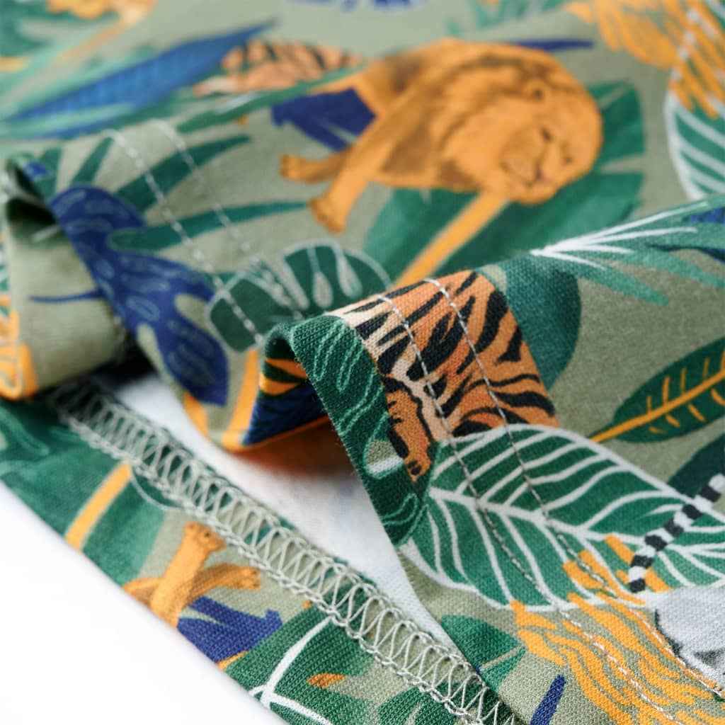 T-shirt de manga curta para criança multicor 92