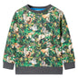 Sweatshirt para criança azul-petróleo 104