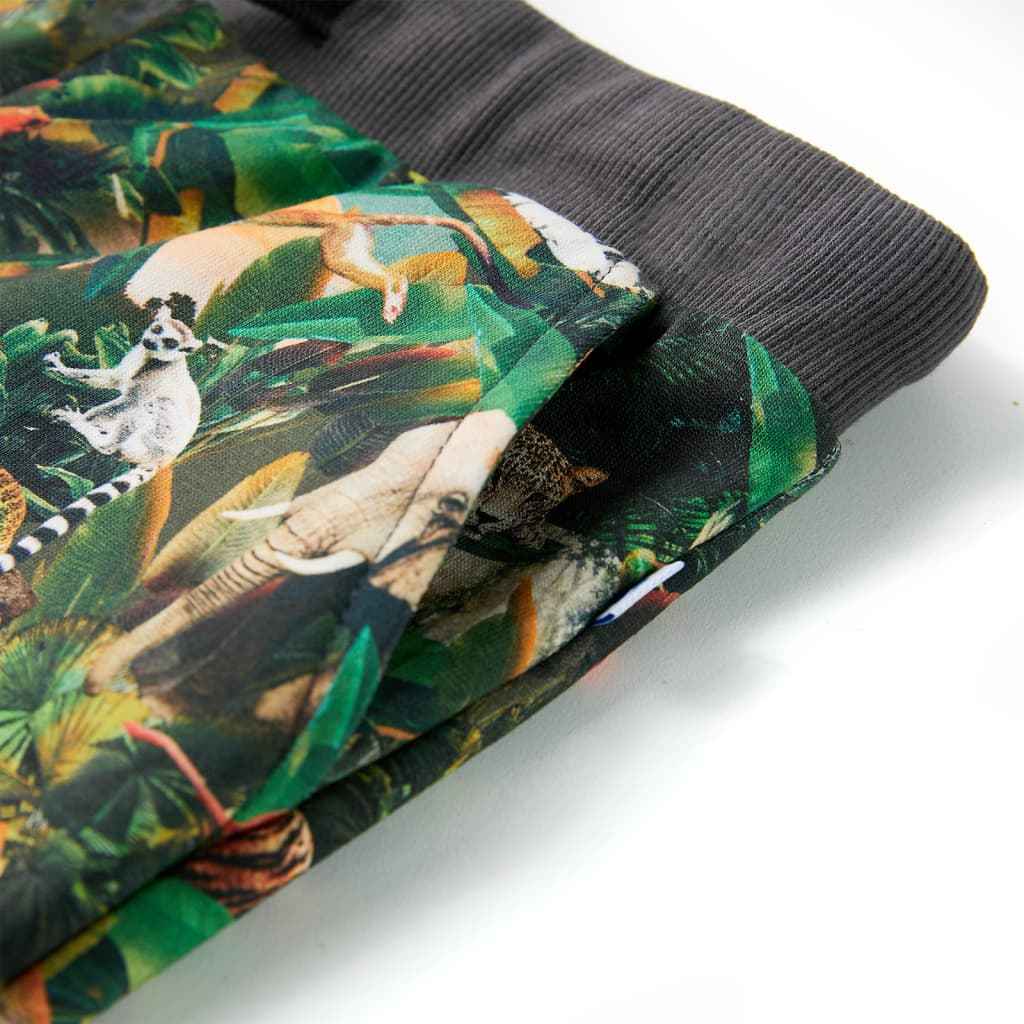 Calções de criança com cordão azul-petróleo 92