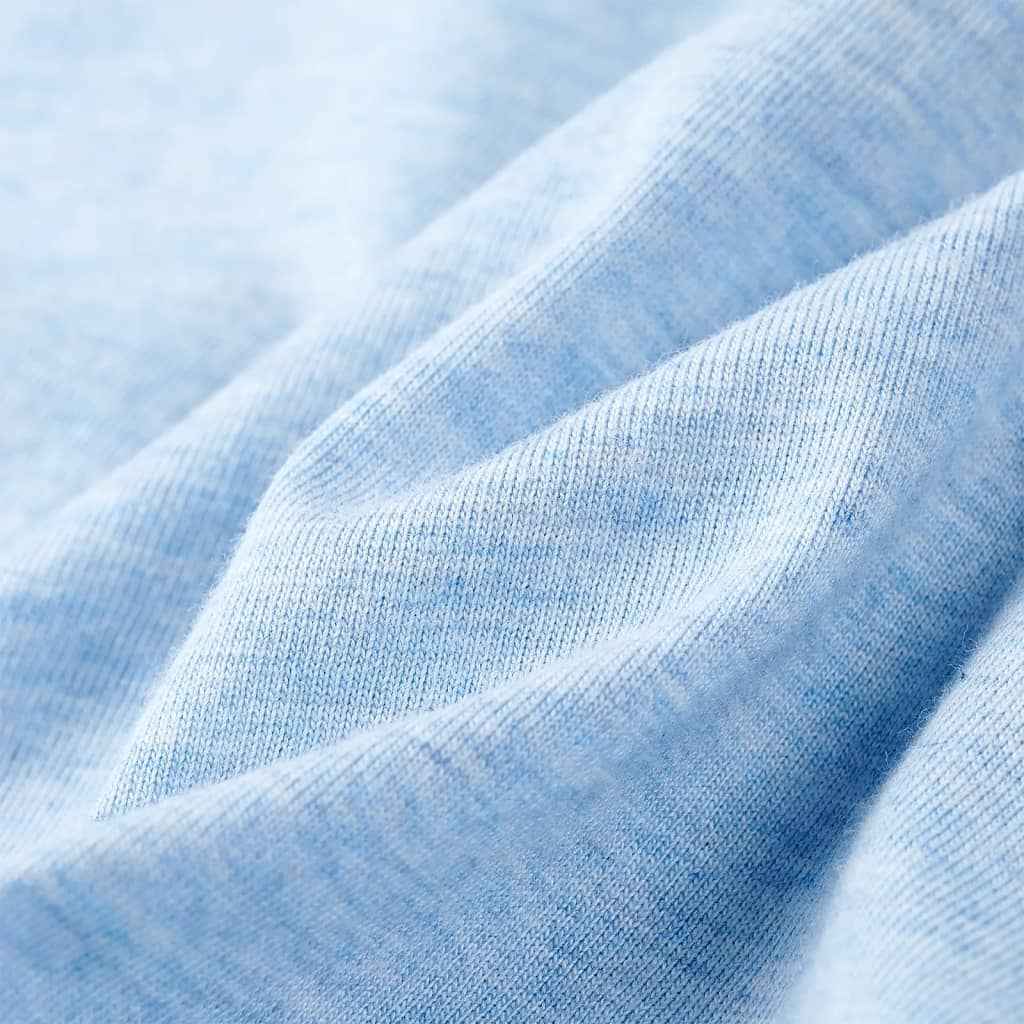 T-shirt para criança azul-suave mesclado 92