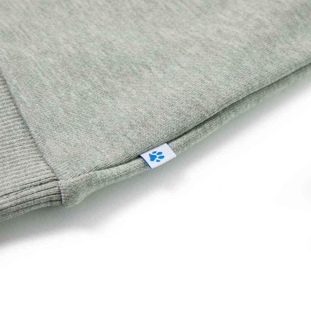 Sweatshirt para criança cor caqui-claro mesclado 92