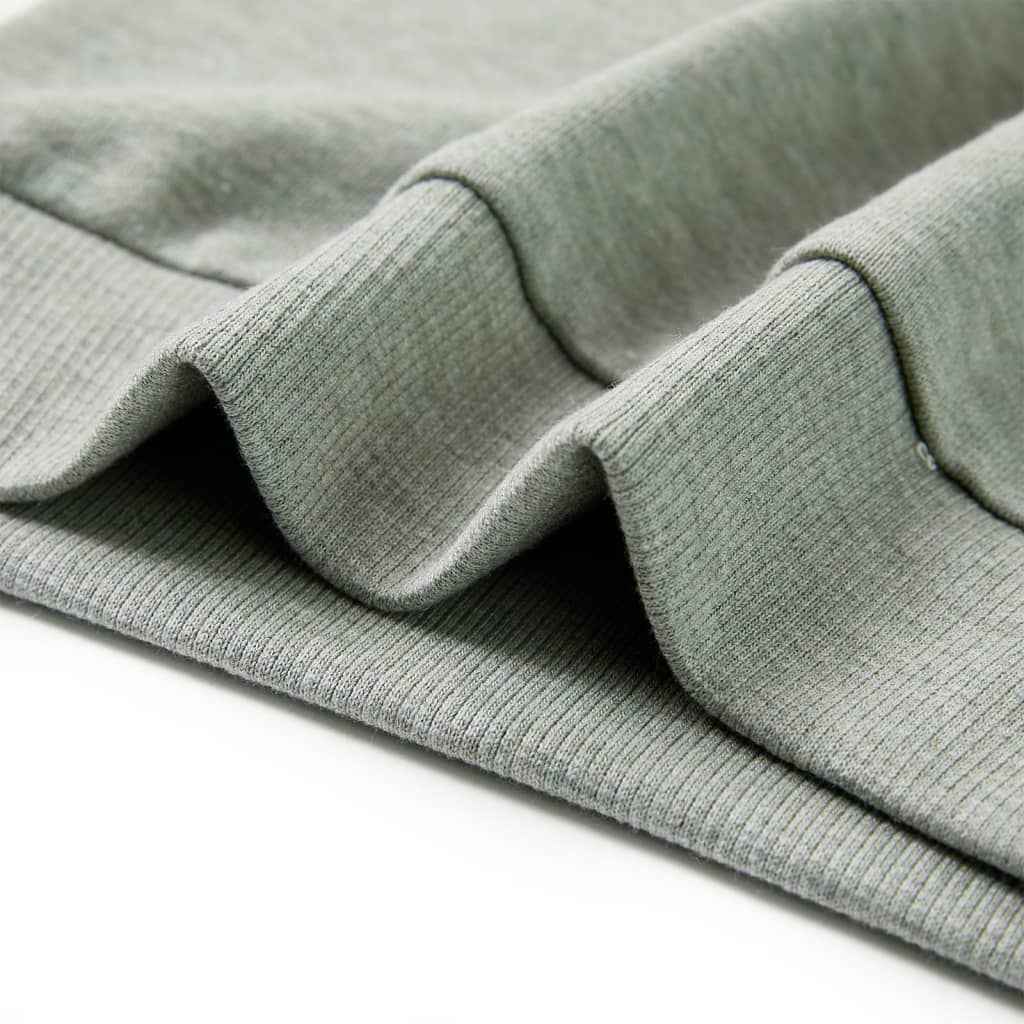 Sweatshirt para criança cor caqui-claro mesclado 92