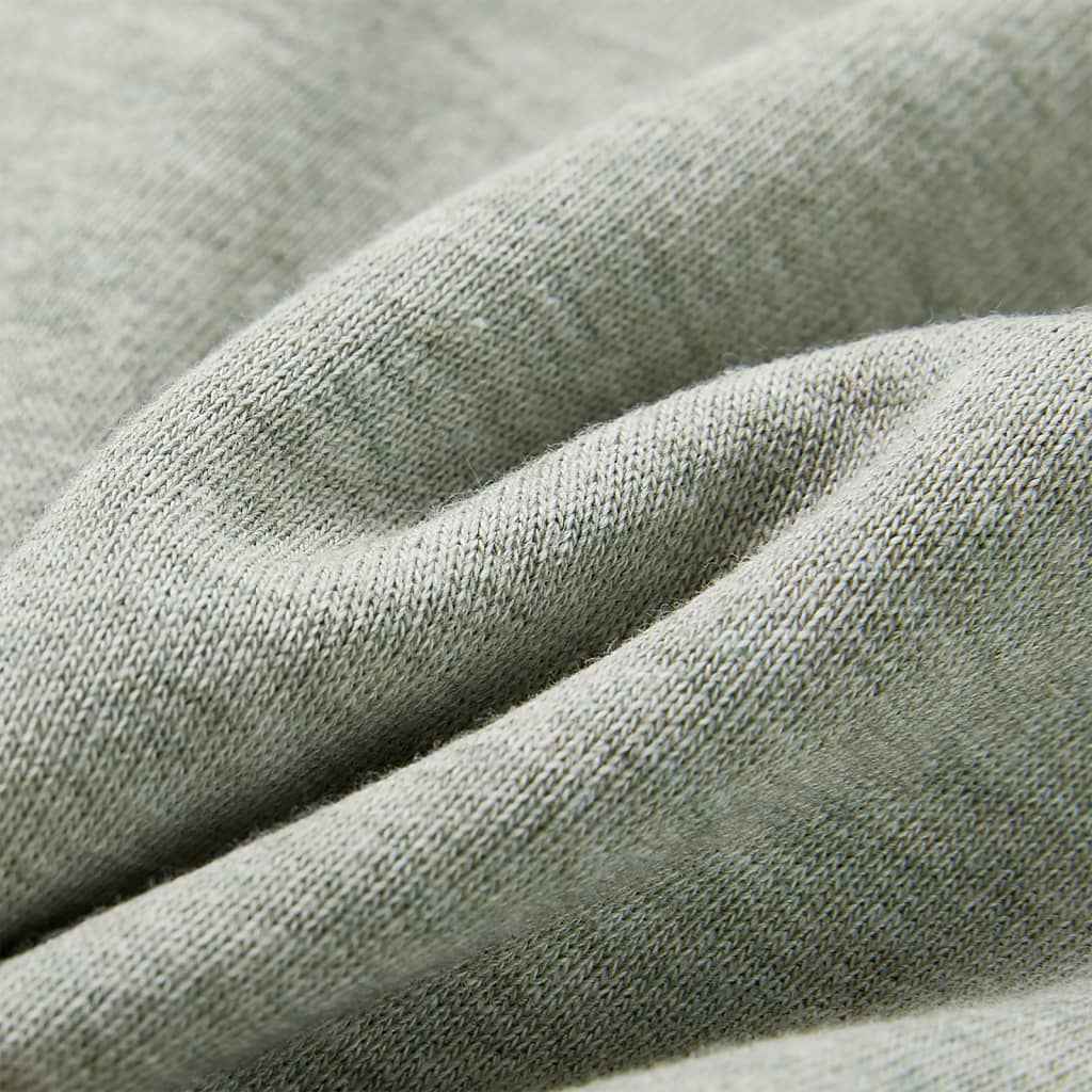 Sweatshirt para criança cor caqui-claro mesclado 92
