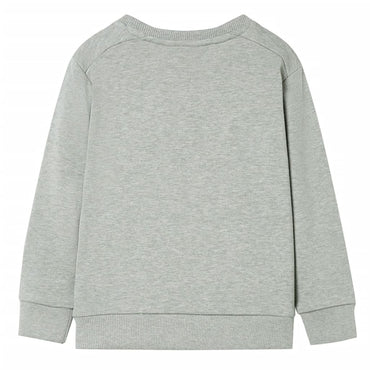 Sweatshirt para criança cor caqui-claro mesclado 104