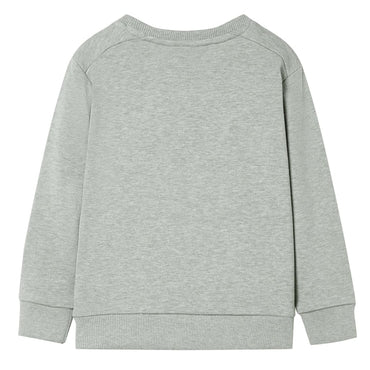 Sweatshirt para criança cor caqui-claro mesclado 128