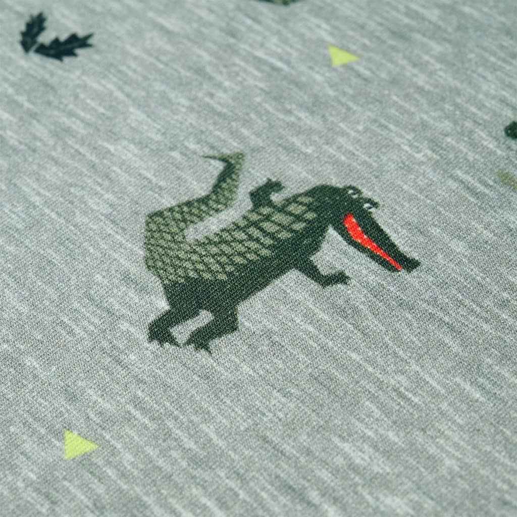 Sweatshirt para criança cor caqui-claro mesclado 92