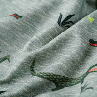 Sweatshirt para criança cor caqui-claro mesclado 92