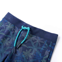 Calções de criança com cordão azul-escuro 92