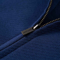 Sweatshirt para criança com fecho azul-marinho 92