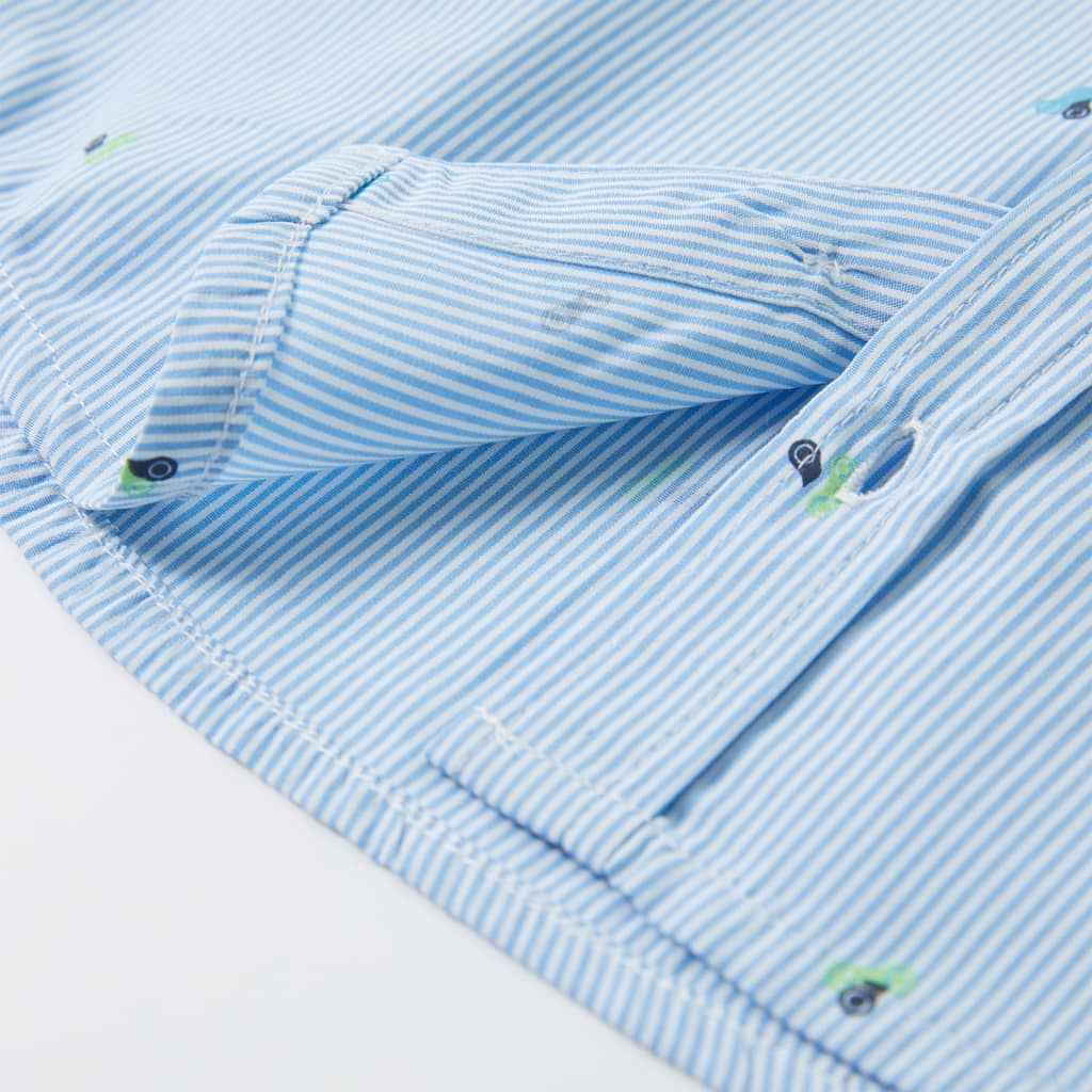 Camisa para criança azul-claro 92