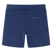 Calções de criança com cordão azul-escuro 92