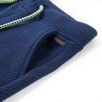 Calções de criança com cordão azul-escuro 92