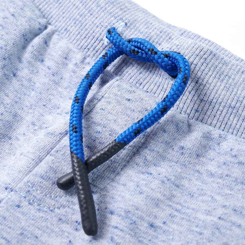 Calções de criança com cordão azul mesclado 92