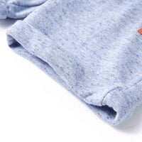 Calções de criança com cordão azul mesclado 92