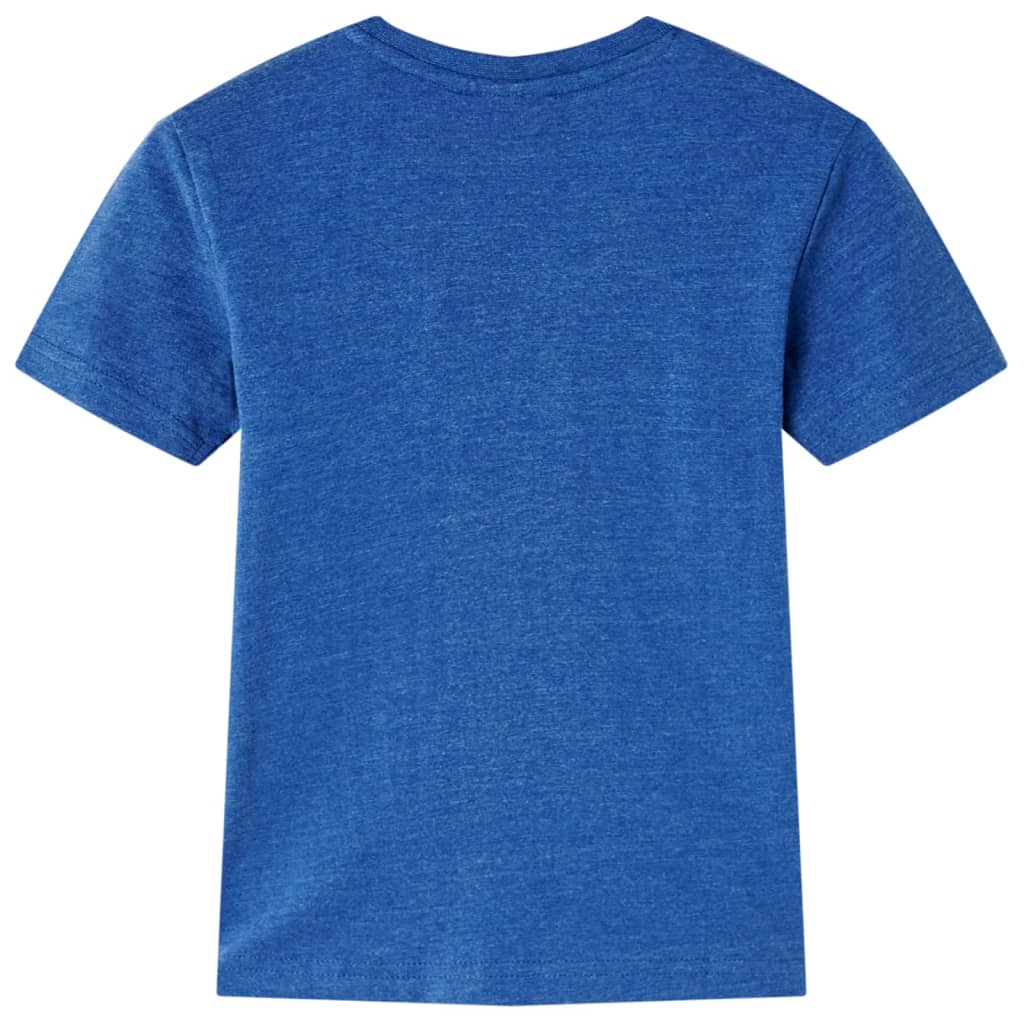 T-shirt para criança azul-escuro mesclado 116