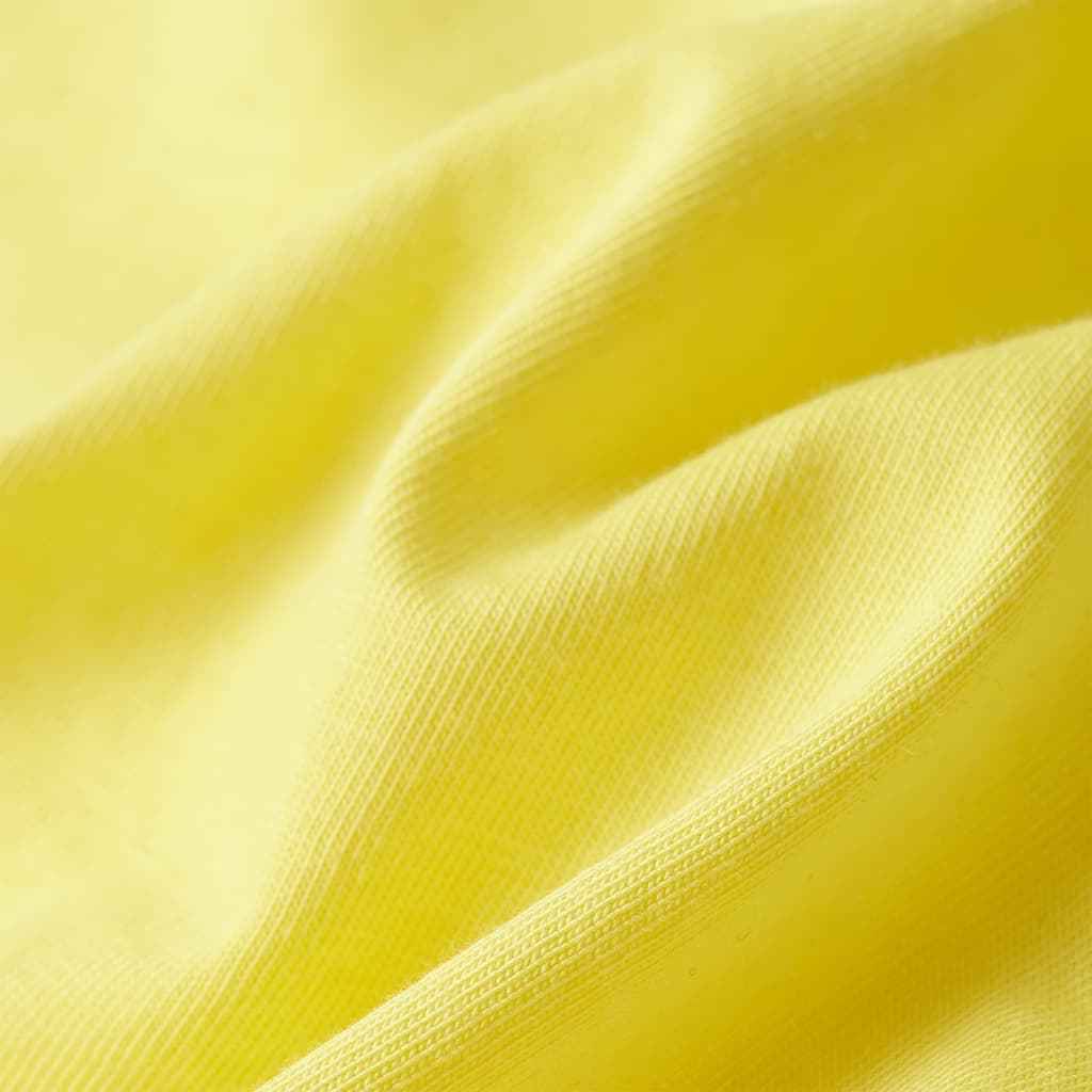T-shirt de criança amarelo 92