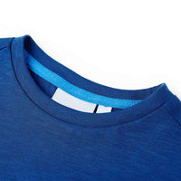 T-shirt para criança azul-escuro 92