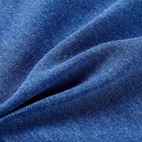 Sweatshirt para criança com capuz e fecho azul-escuro mesclado 92