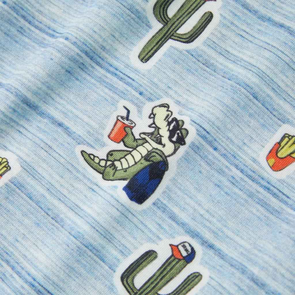 T-shirt de criança mistura de azuis 92