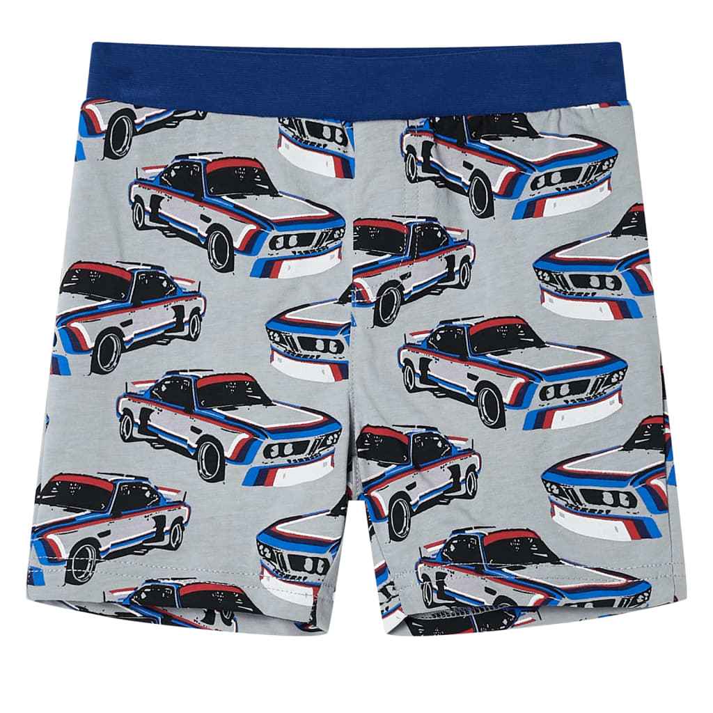 Pijama de manga curta para criança cinzento 92