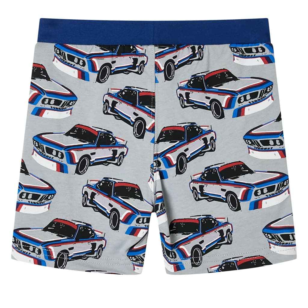 Pijama de manga curta para criança cinzento 92